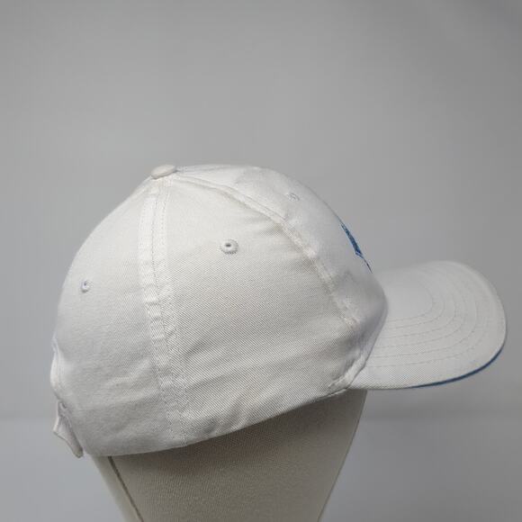Hawaii Strapback Baseball Cap White One Size Adjustable Embroidered Surfware - Picture 4 of 8